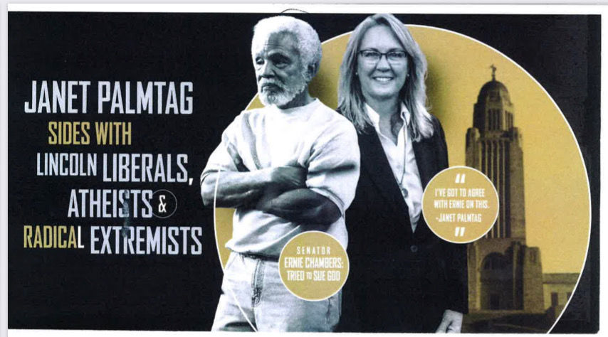 Julie Slama campaign flyer